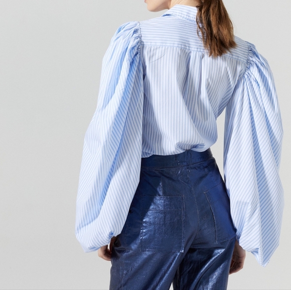 Samba Cotton Poplin Shirt - Stripes - Picture 4 of 8